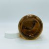 120ml - Light Amber Glass with White Screw Cap - Image 5