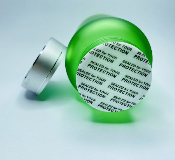 120ml - Frosted Glass Green Bottle with Metallic Silver Cap - Image 4